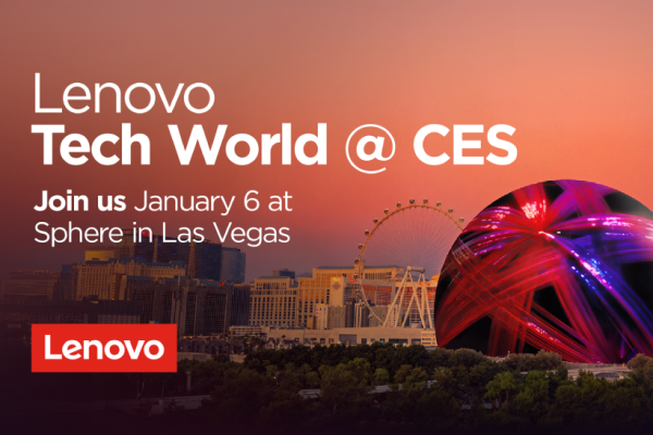 Lenovo Brings Its Biggest Tech World to CES 2026 at Sphere, Las Vegas